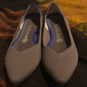 Rothys Mink Pointed Flats